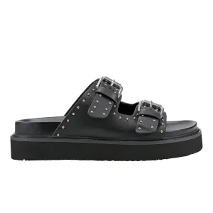 Agusta Studded Slide Sandal
