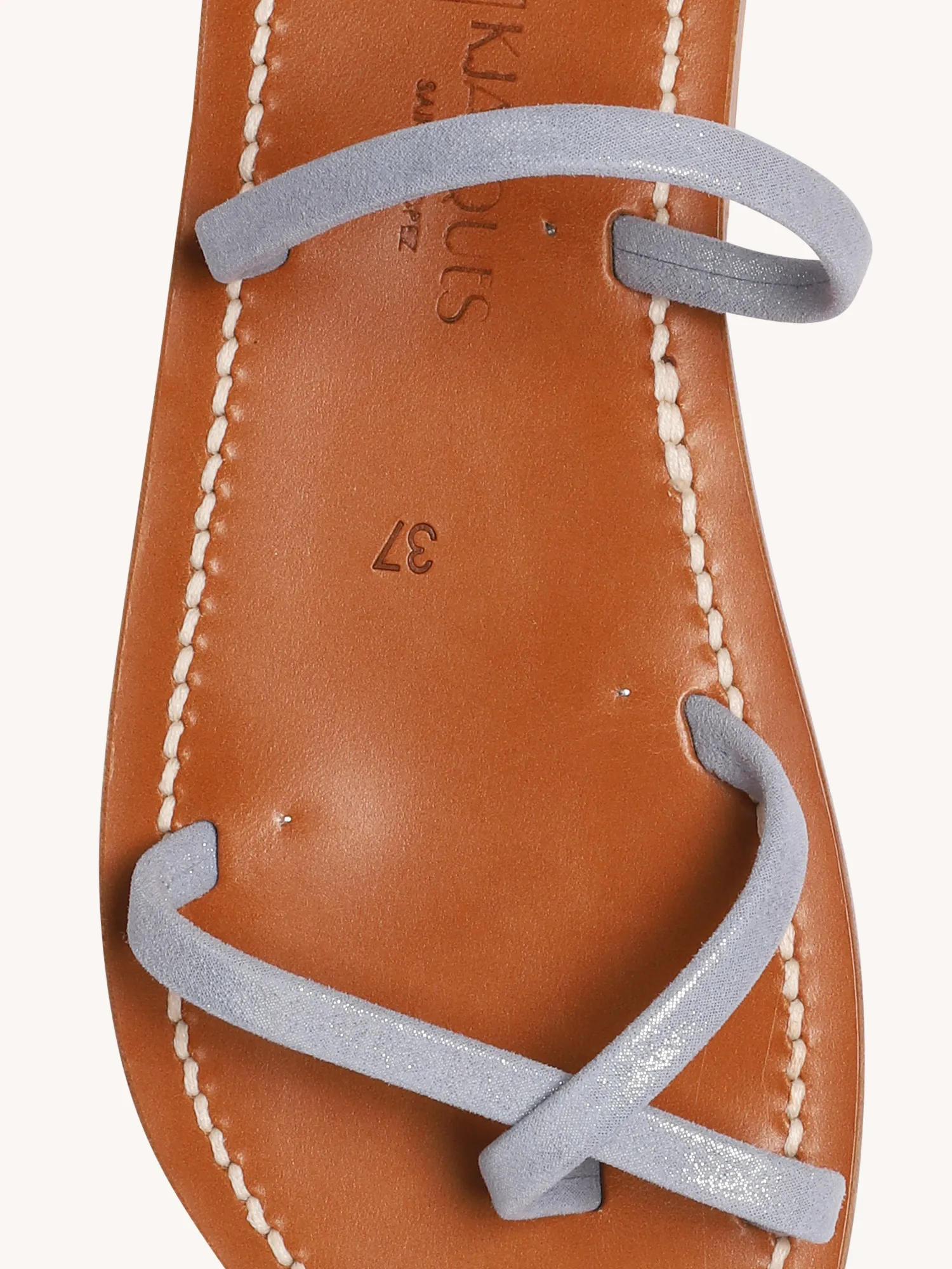 Aramis Sandal in Blue Fog