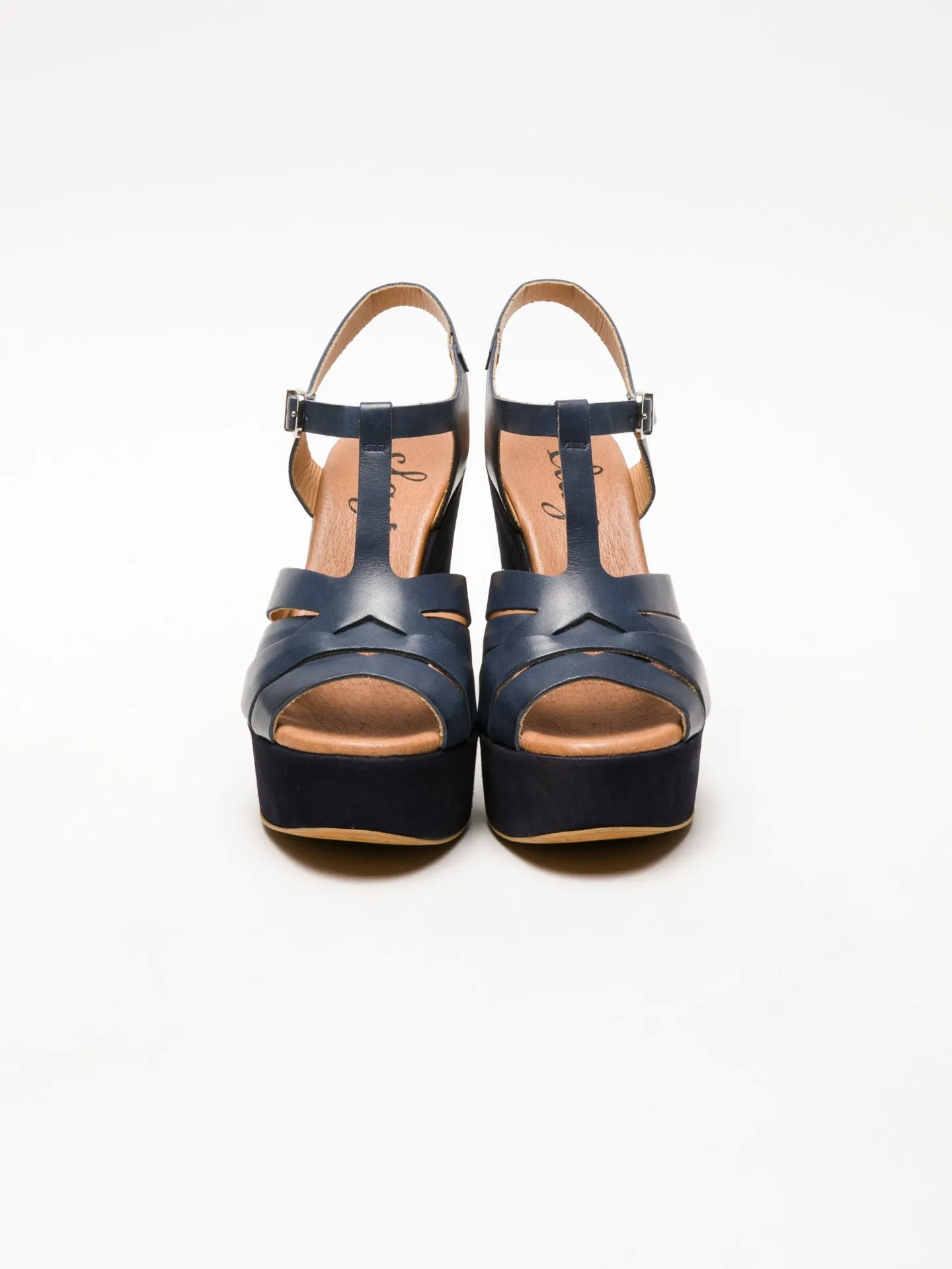 Blue Buckle Sandals