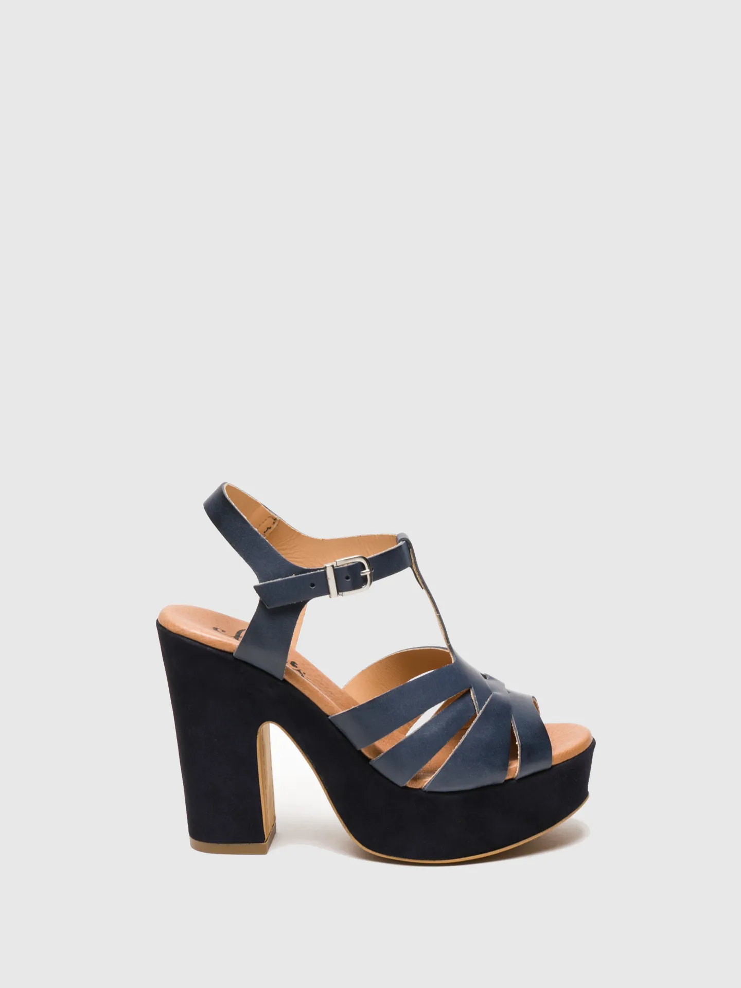 Blue Buckle Sandals