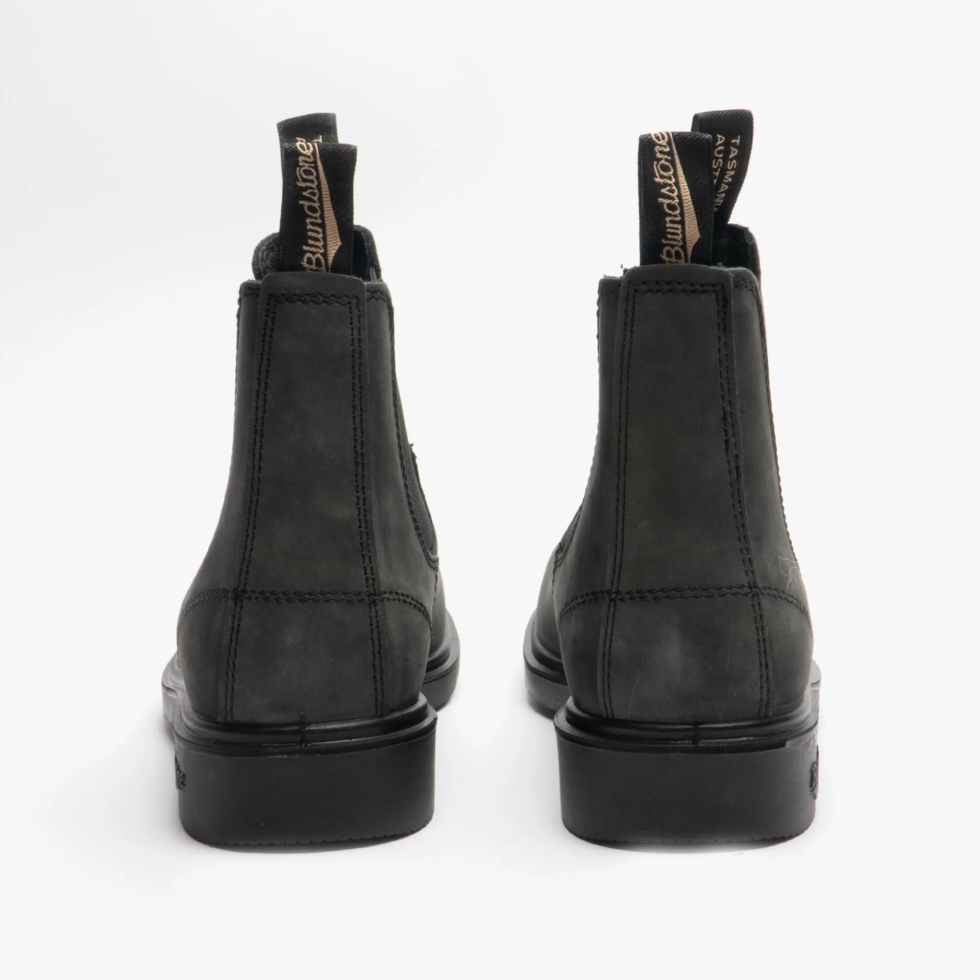Blundstone 1308 Unisex Leather Chelsea Boots Rustic Black