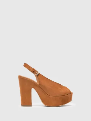 Brown Platform Sandals