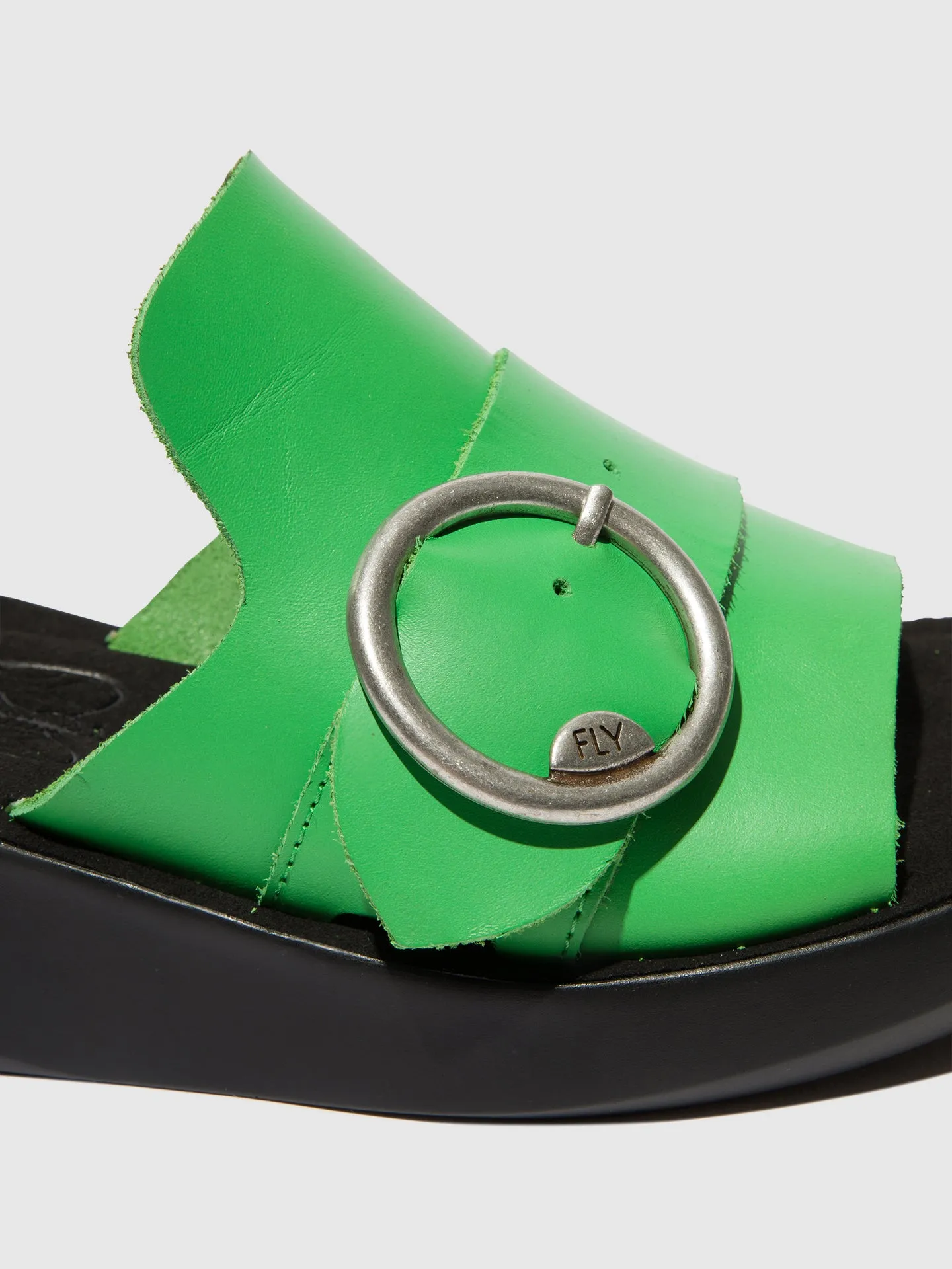 Buckle Mules BEYD925FLY AVOCADO