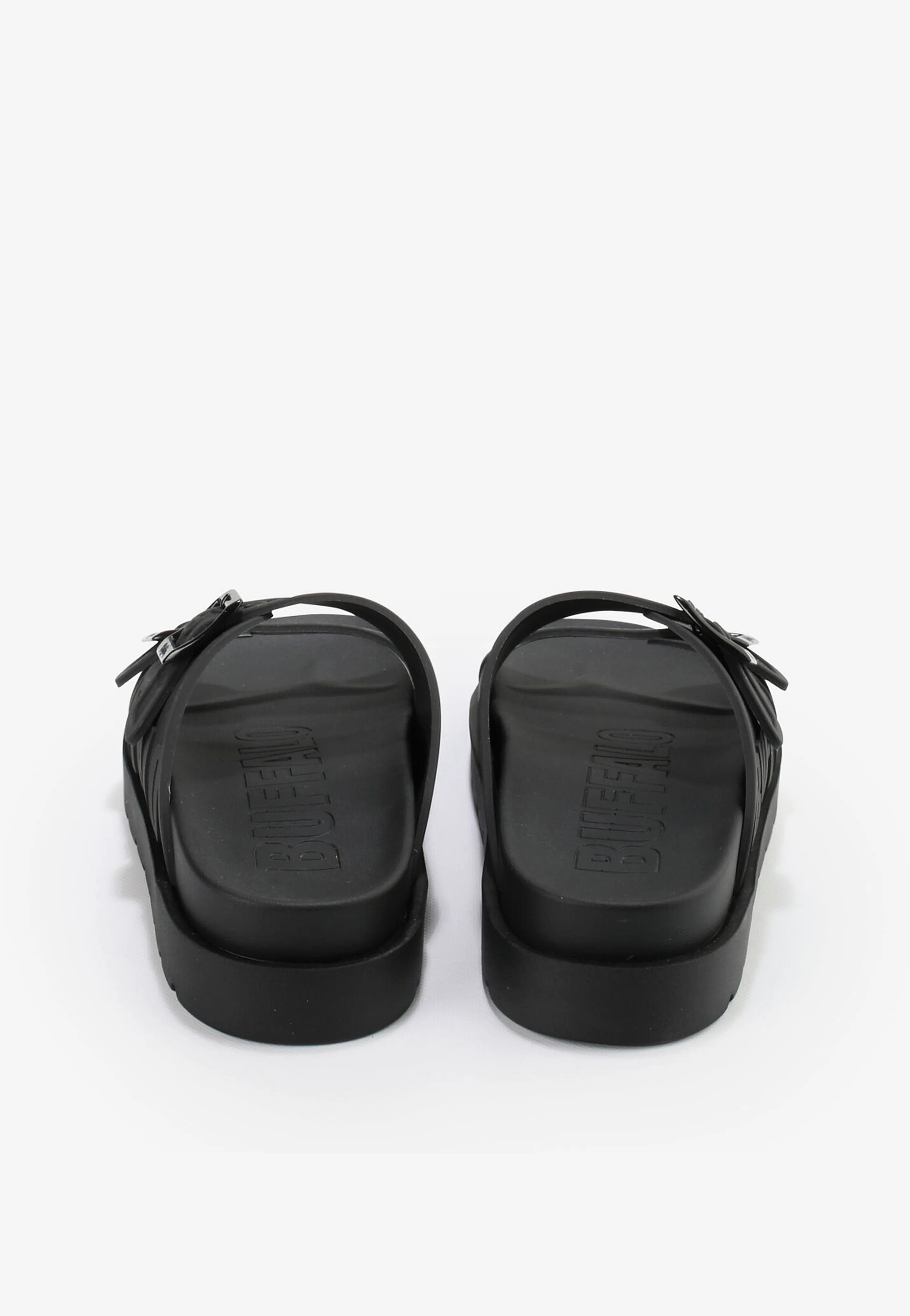 Buffalo - Eve Sol Vegan Rubber Black - Girl Slides