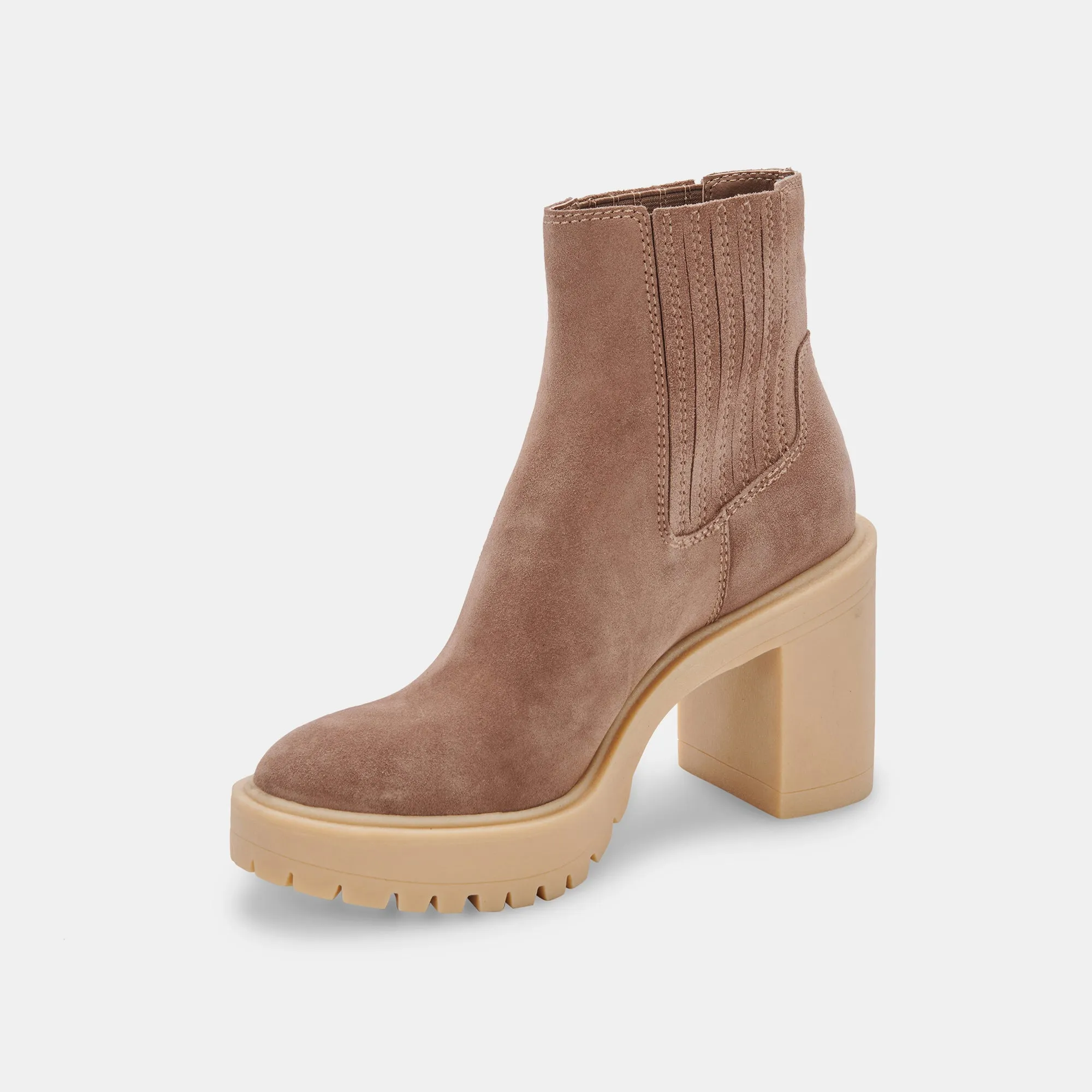 CASTER H2O BOOTIES MUSHROOM SUEDE Dolce Vita