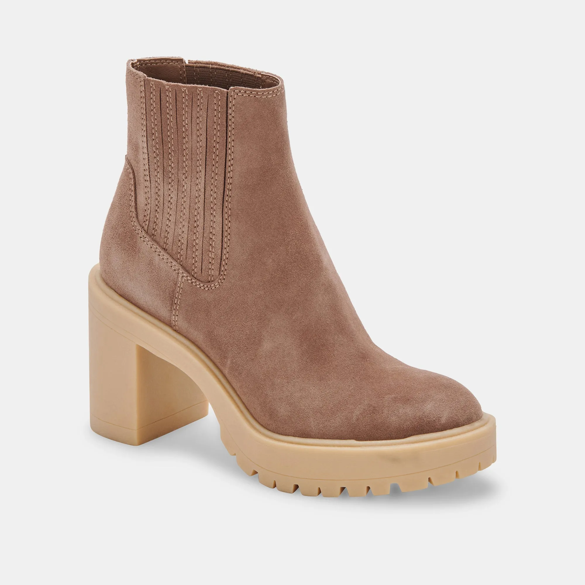 CASTER H2O BOOTIES MUSHROOM SUEDE Dolce Vita