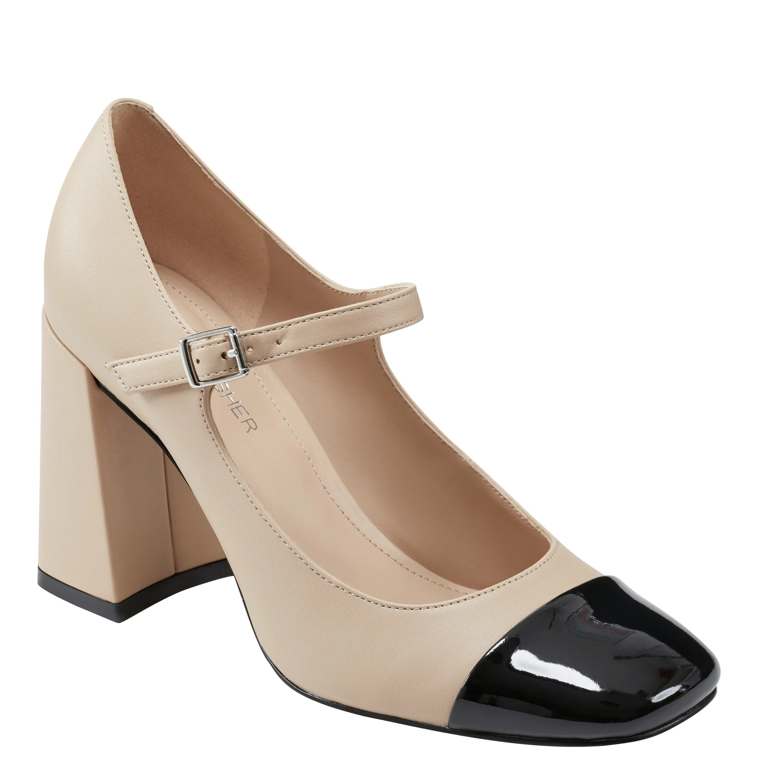 Charine Cap Toe Mary Jane -MARC FISHER