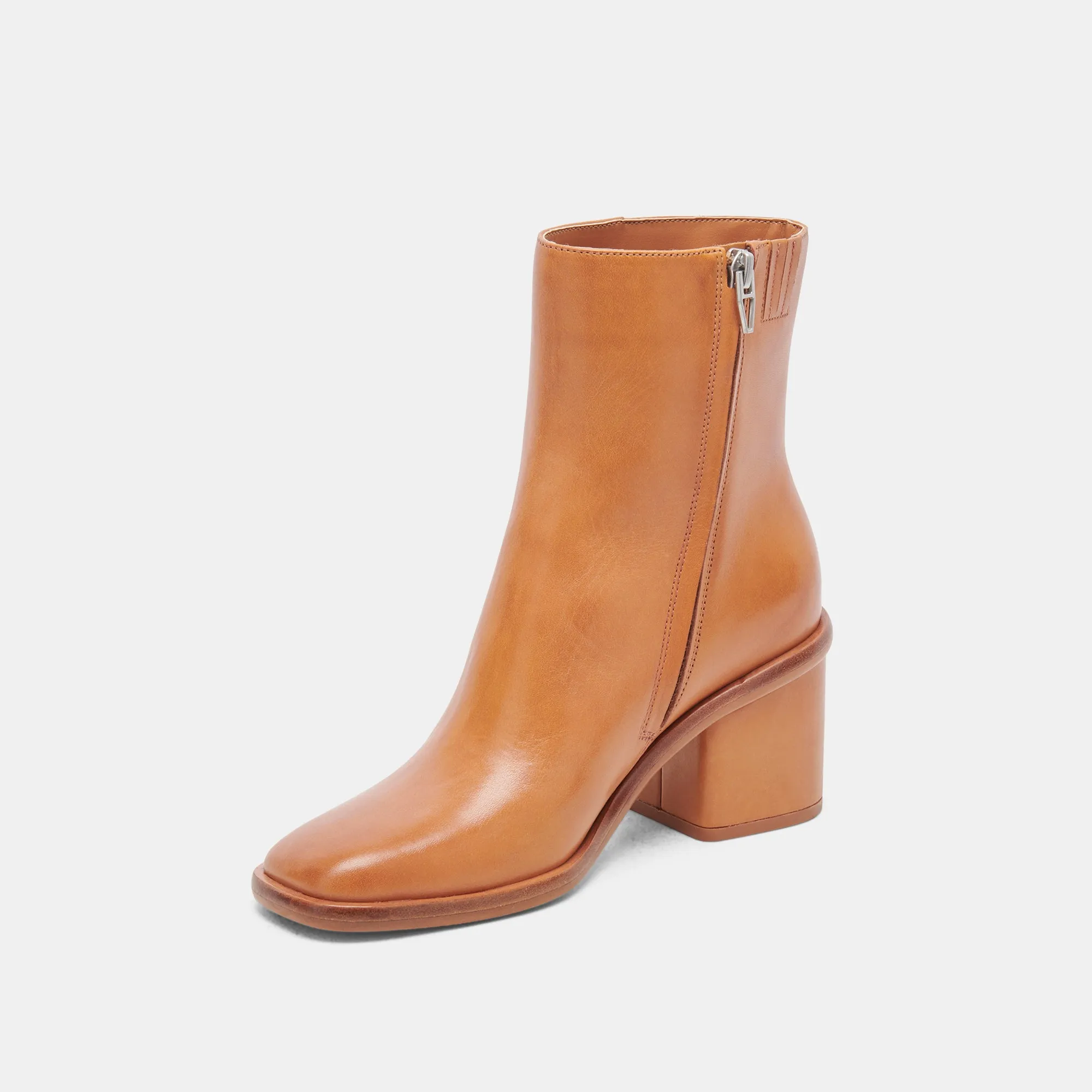 DAPPER BOOTIES TAN LEATHER Dolce Vita