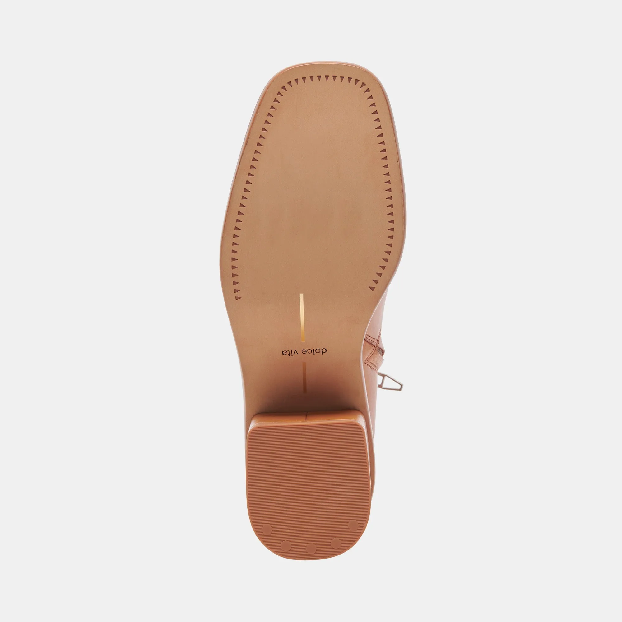 DAPPER BOOTIES TAN LEATHER Dolce Vita