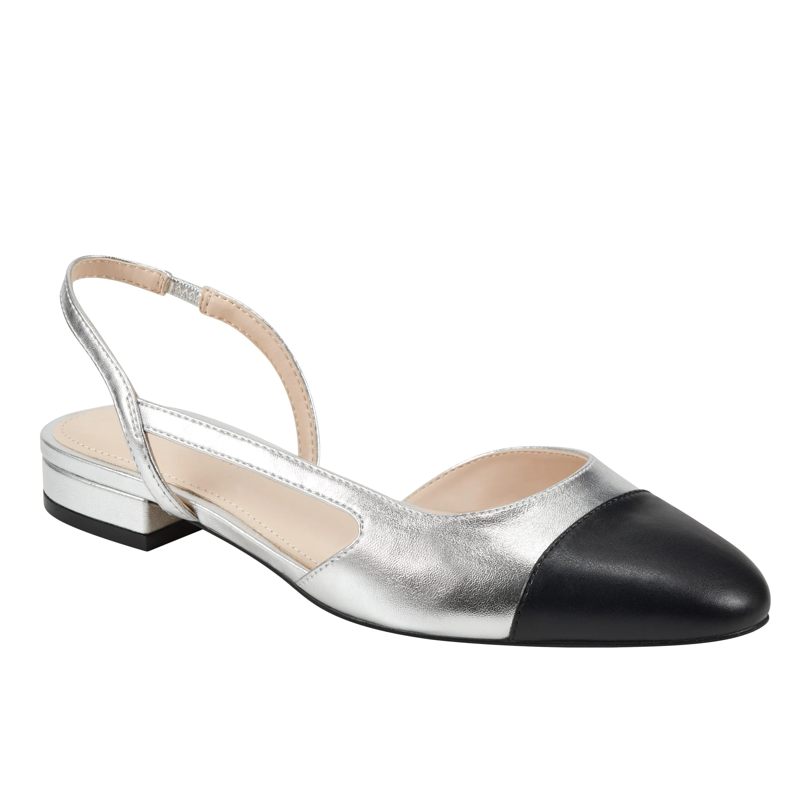 Dela Closed Toe Slingback Dress Flat