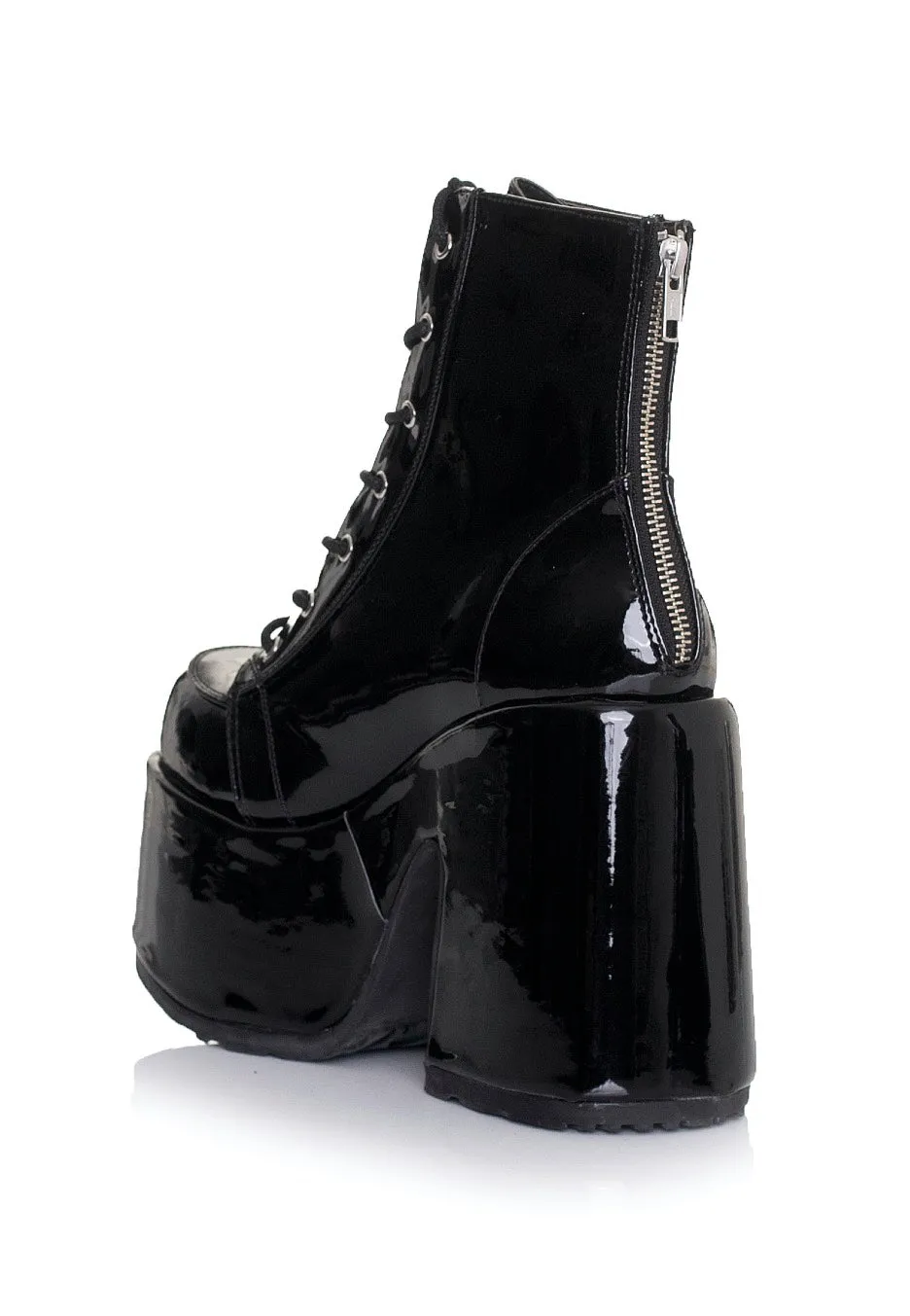DemoniaCult - Camel 203 Chunky Heel Black - Girl Shoes