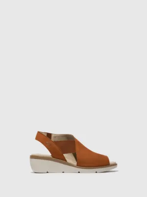 Elasticated Sandals NILY940FLY TAN