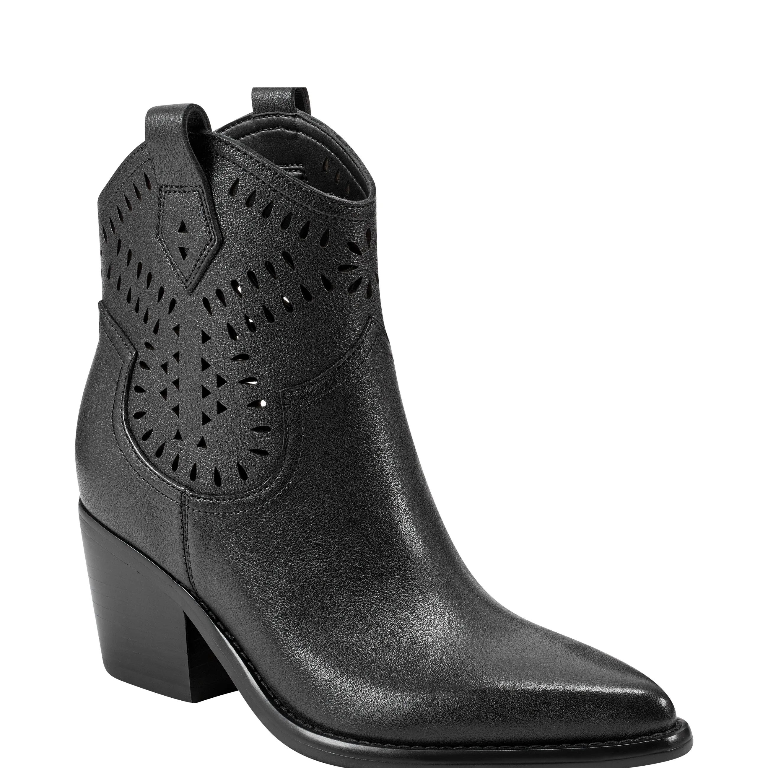 Elyma Perferated Western Bootie -MARC FISHER