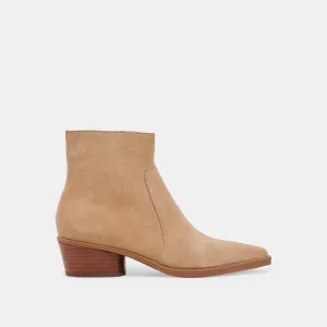 FAHARI H2O BOOTIES CAMEL SUEDE Dolce Vita
