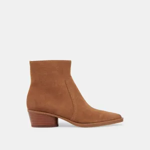 FAHARI H2O WIDE BOOTIES BROWN SUEDE Dolce Vita