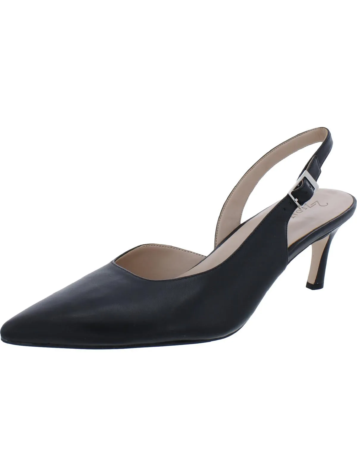 Felicia Womens Leather Slingback Pumps