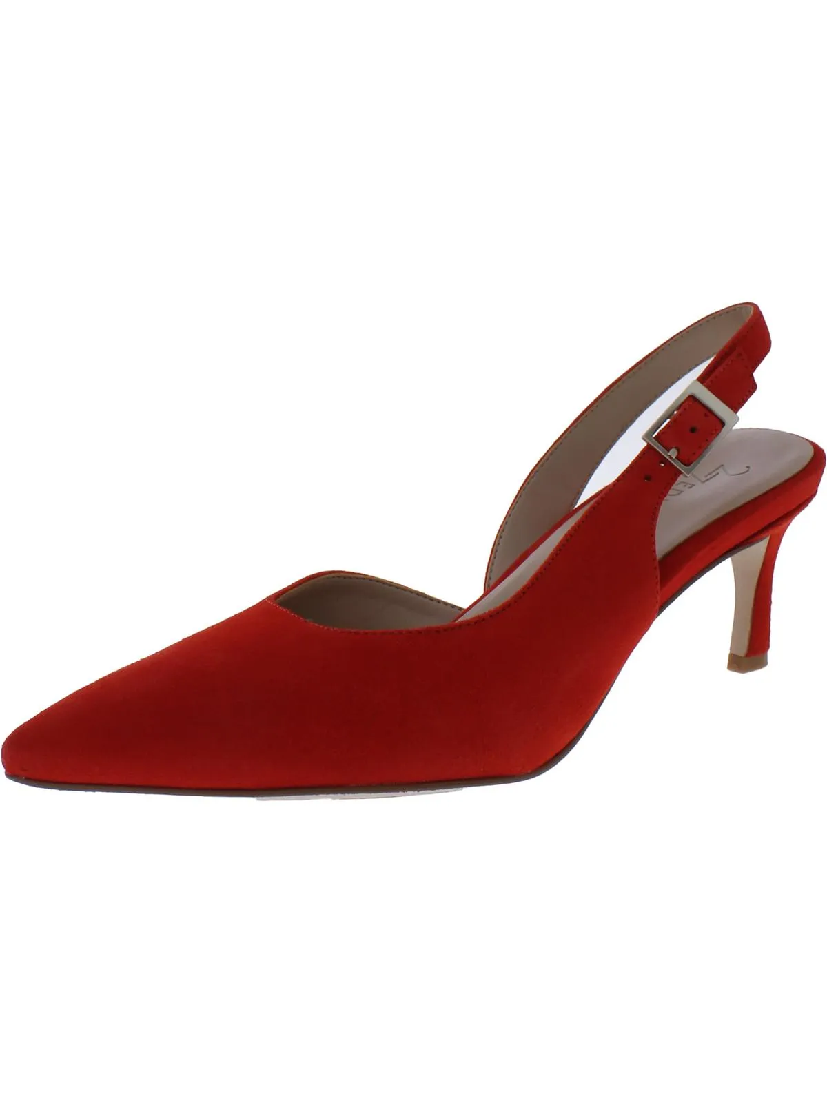 Felicia Womens Leather Slingback Pumps