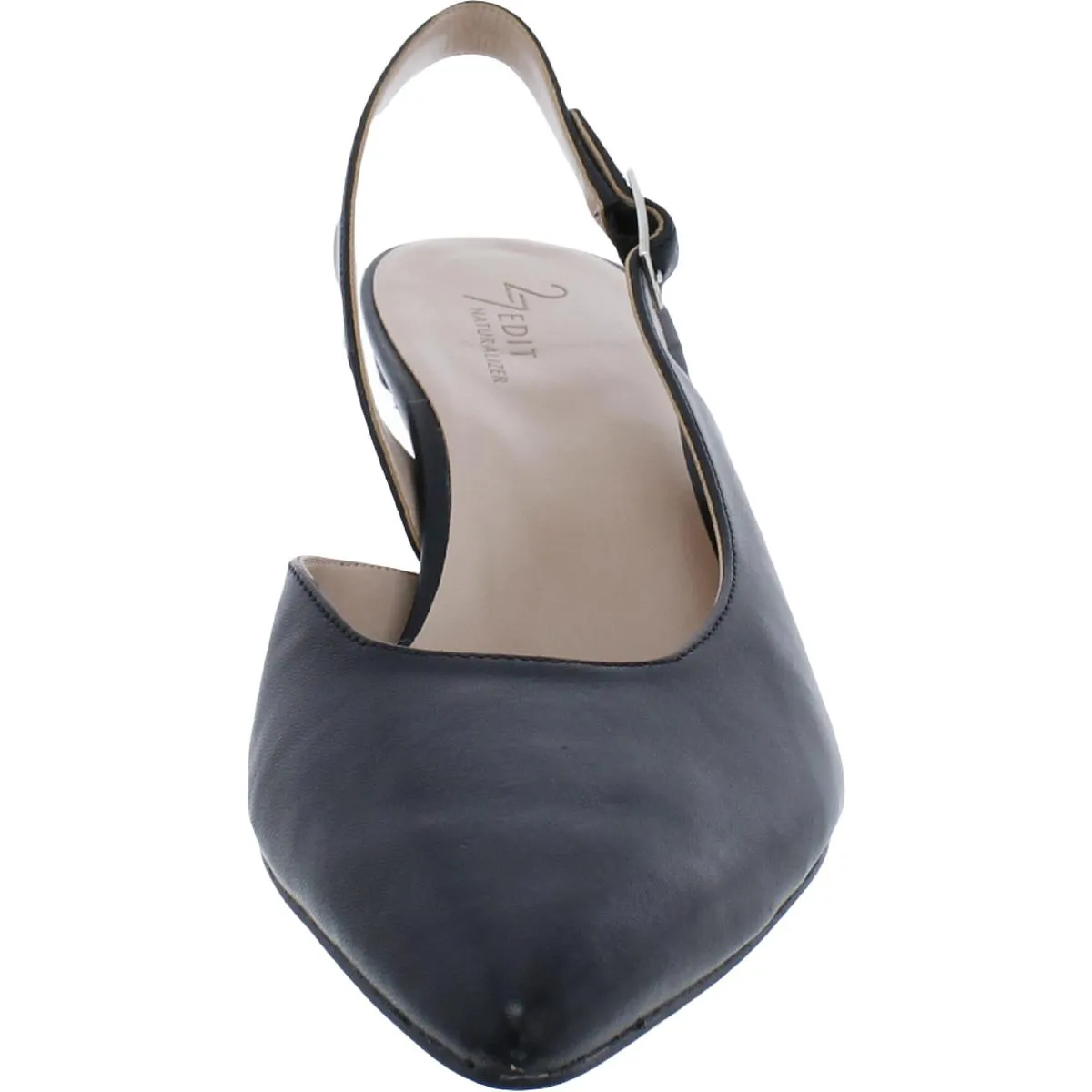Felicia Womens Leather Slingback Pumps