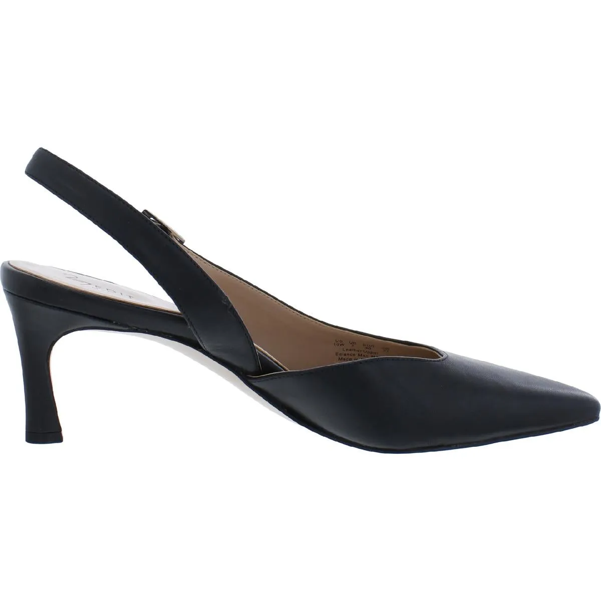 Felicia Womens Leather Slingback Pumps