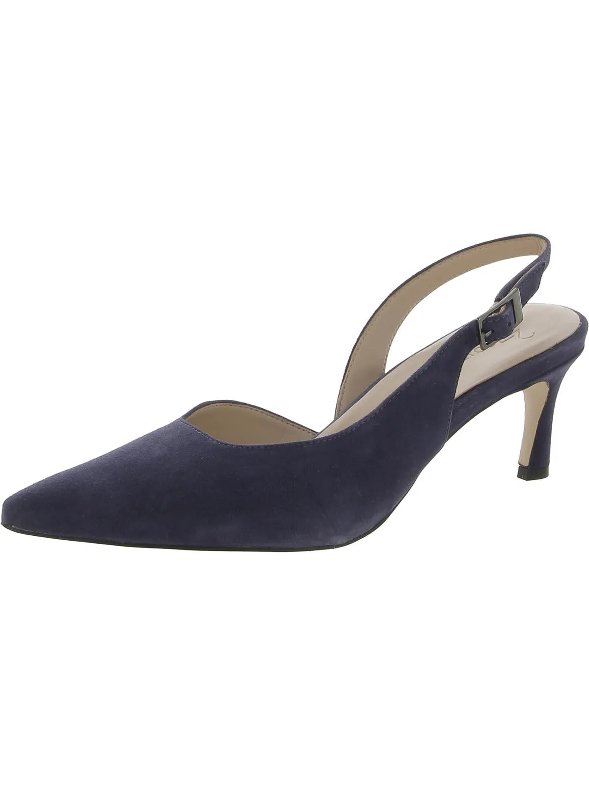 Felicia Womens Leather Slingback Pumps