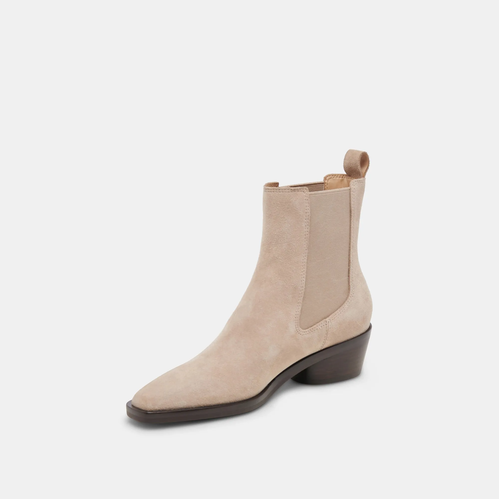 FOSTER BOOTIES TAUPE SUEDE Dolce Vita