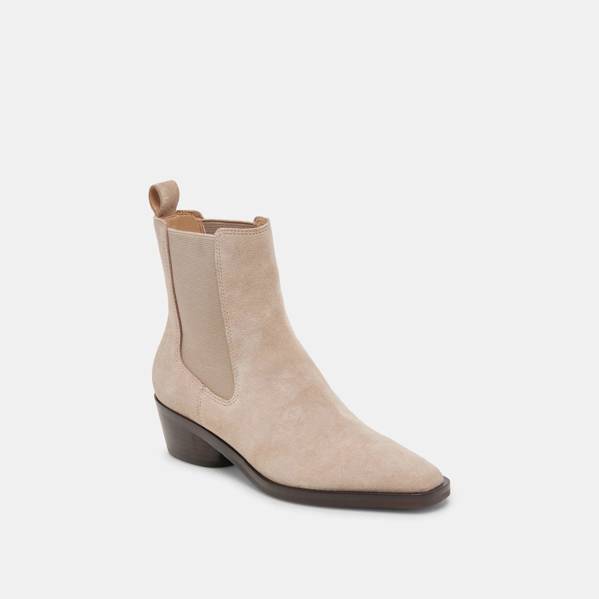 FOSTER BOOTIES TAUPE SUEDE Dolce Vita