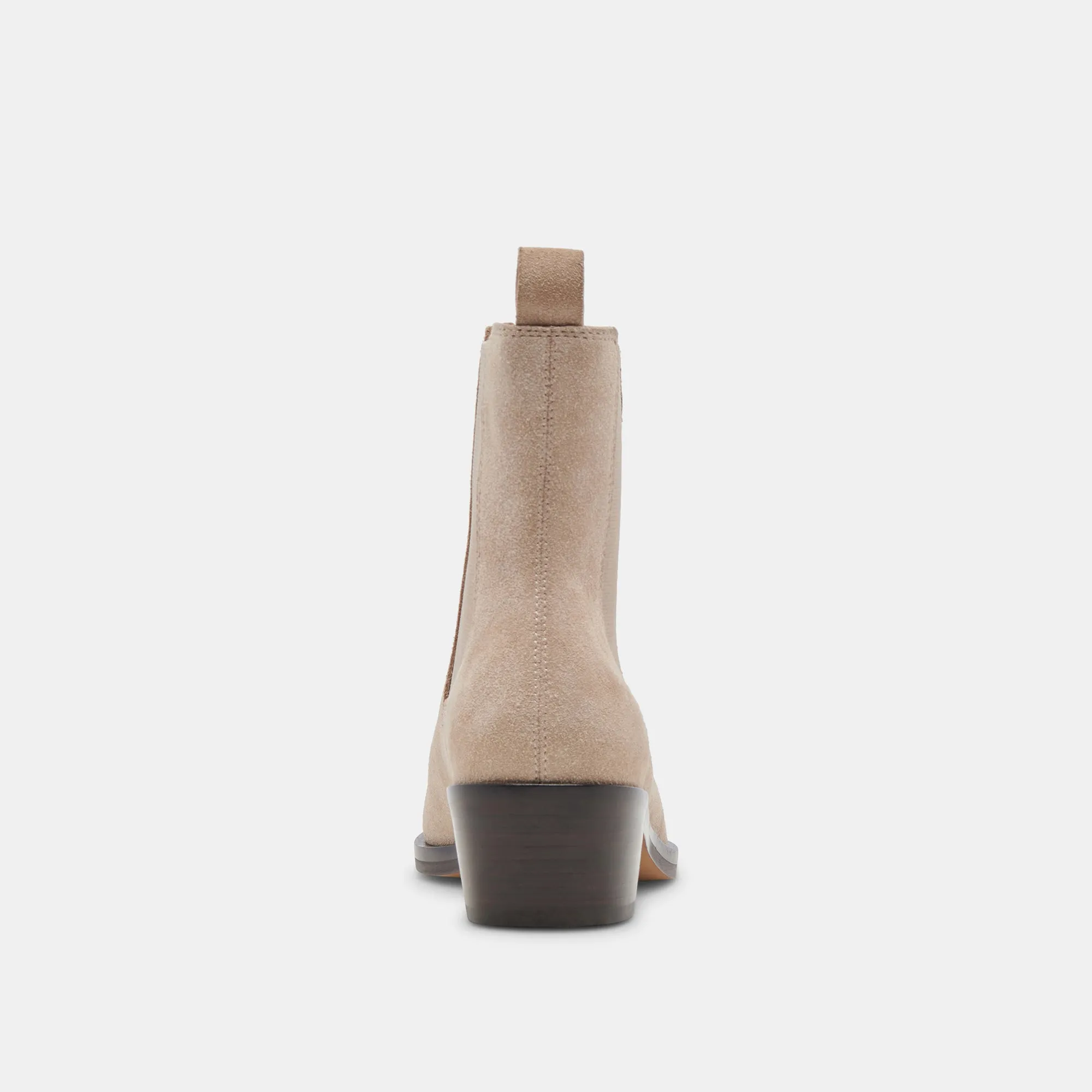 FOSTER BOOTIES TAUPE SUEDE Dolce Vita