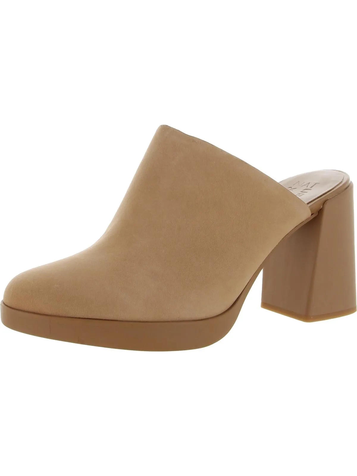 Genn-Connect Womens Leather Slip On Mules