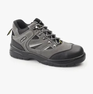 Grafters M685F Unisex Suede Hiking Safety Boots Grey/Black