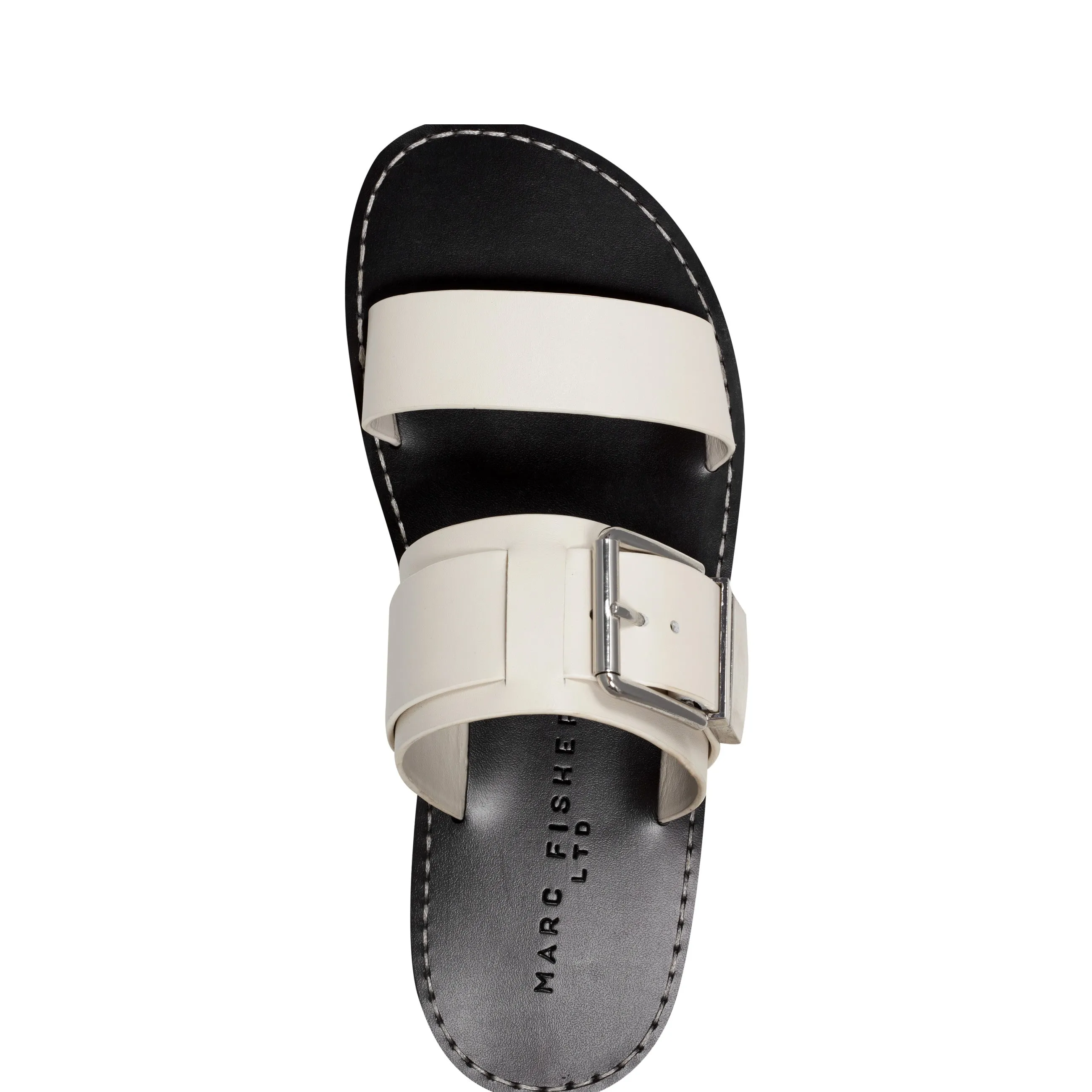Hallyn Flat Slide Sandal -MARC FISHER