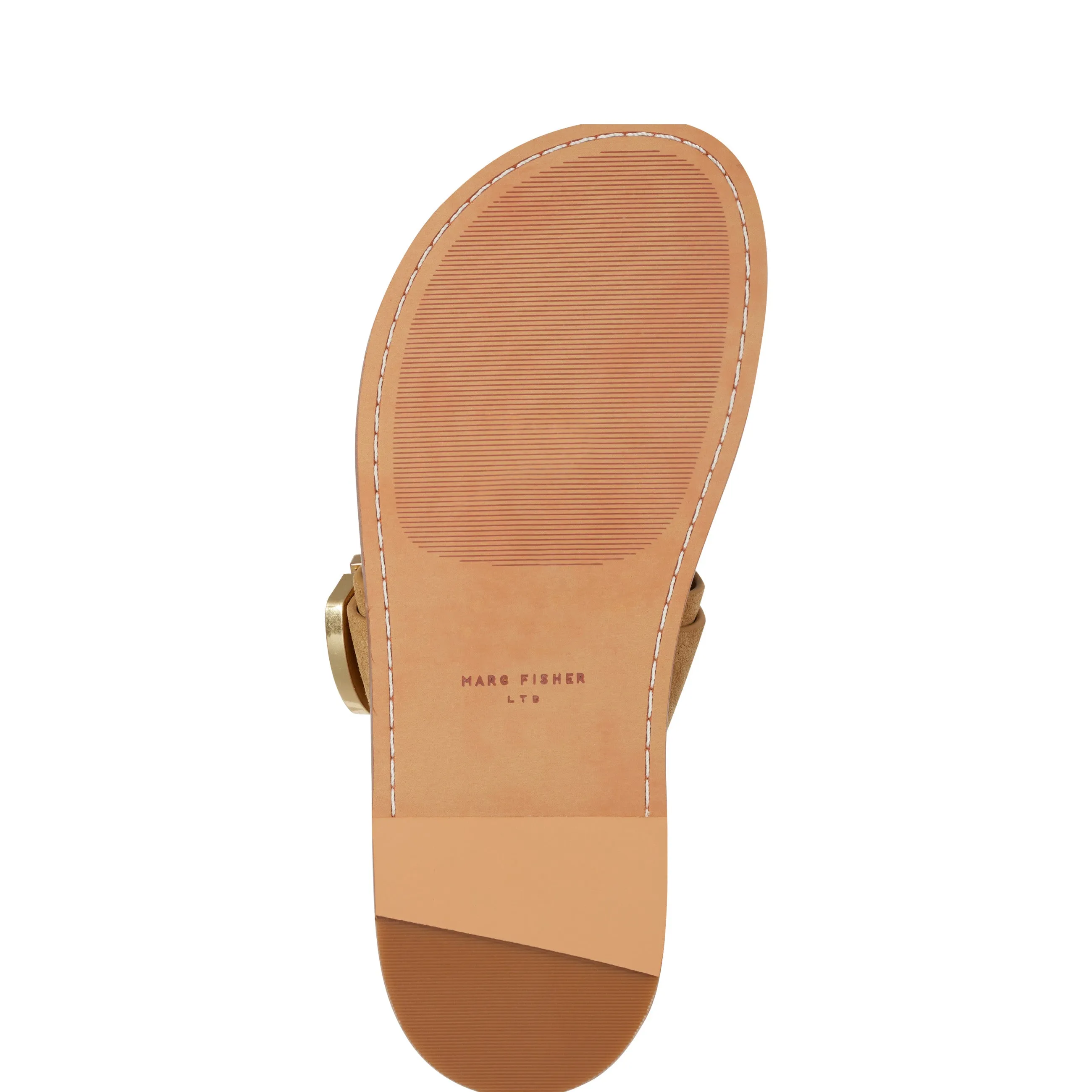 Hallyn Flat Slide Sandal -MARC FISHER