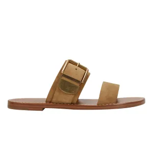 Hallyn Flat Slide Sandal -MARC FISHER