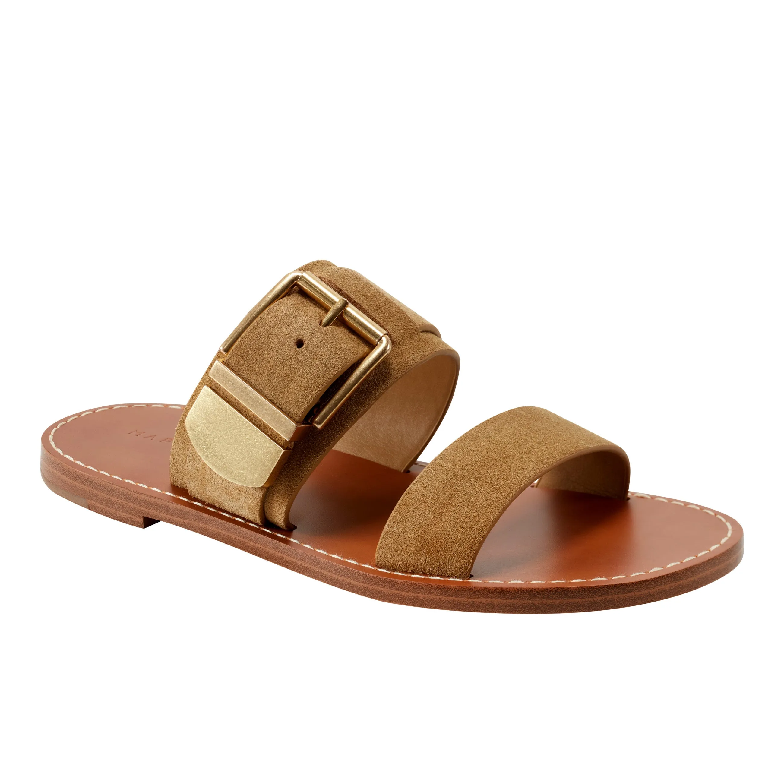 Hallyn Flat Slide Sandal -MARC FISHER