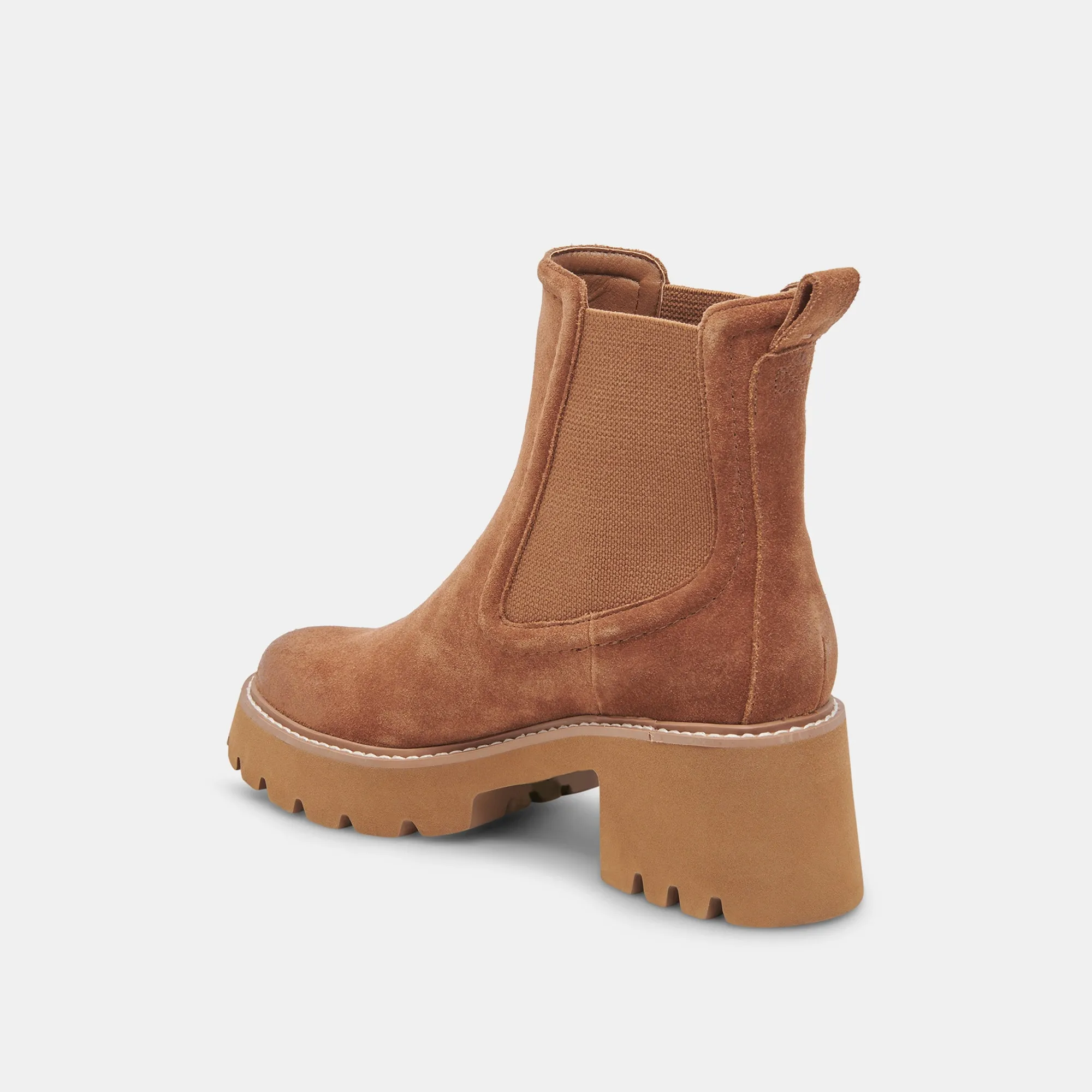 HAWK H20 BOOTIES CHESTNUT SUEDE Dolce Vita