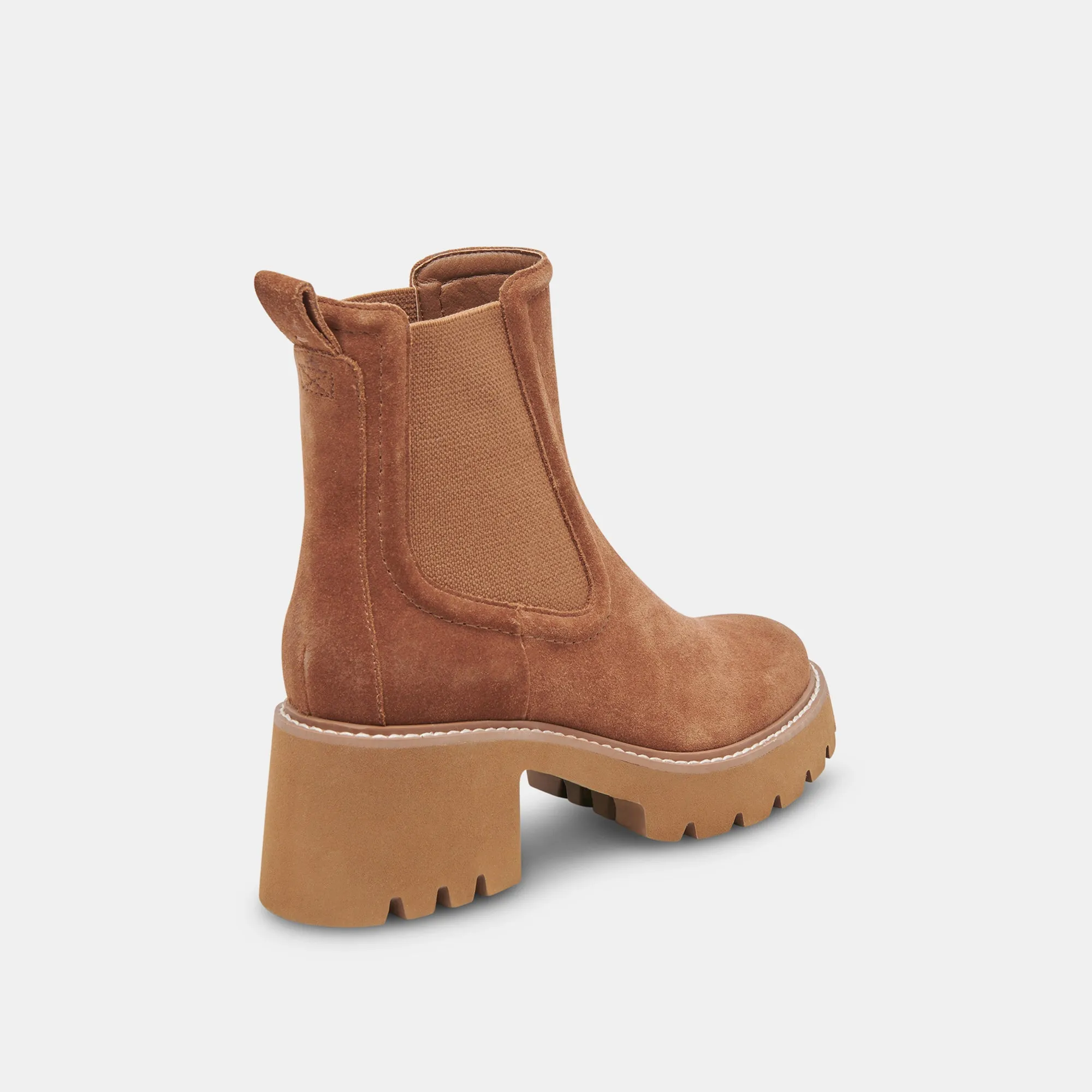 HAWK H20 BOOTIES CHESTNUT SUEDE Dolce Vita