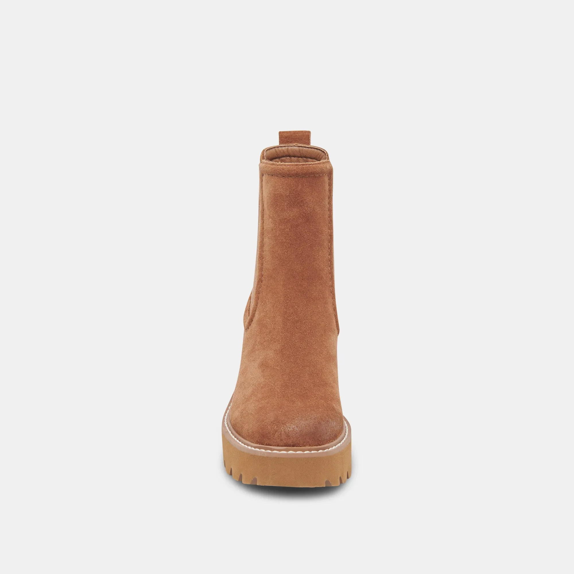 HAWK H20 BOOTIES CHESTNUT SUEDE Dolce Vita