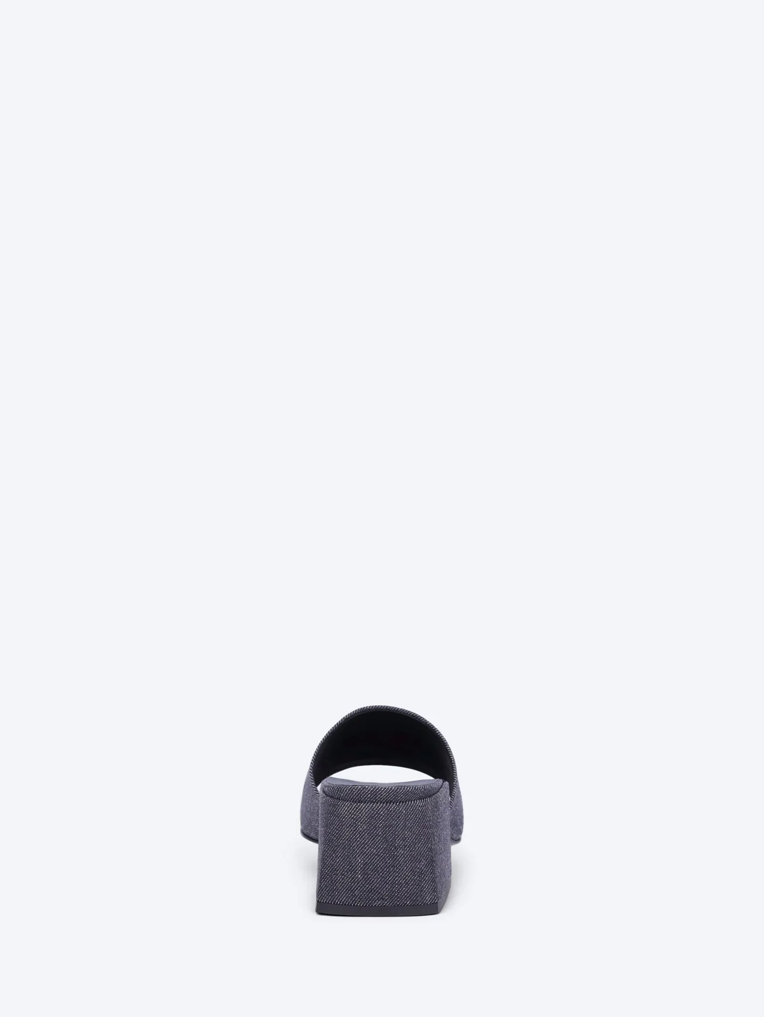 Heritage shadow denim slides