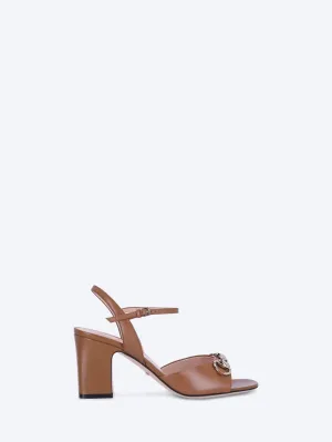 Horsebit sandal pumps