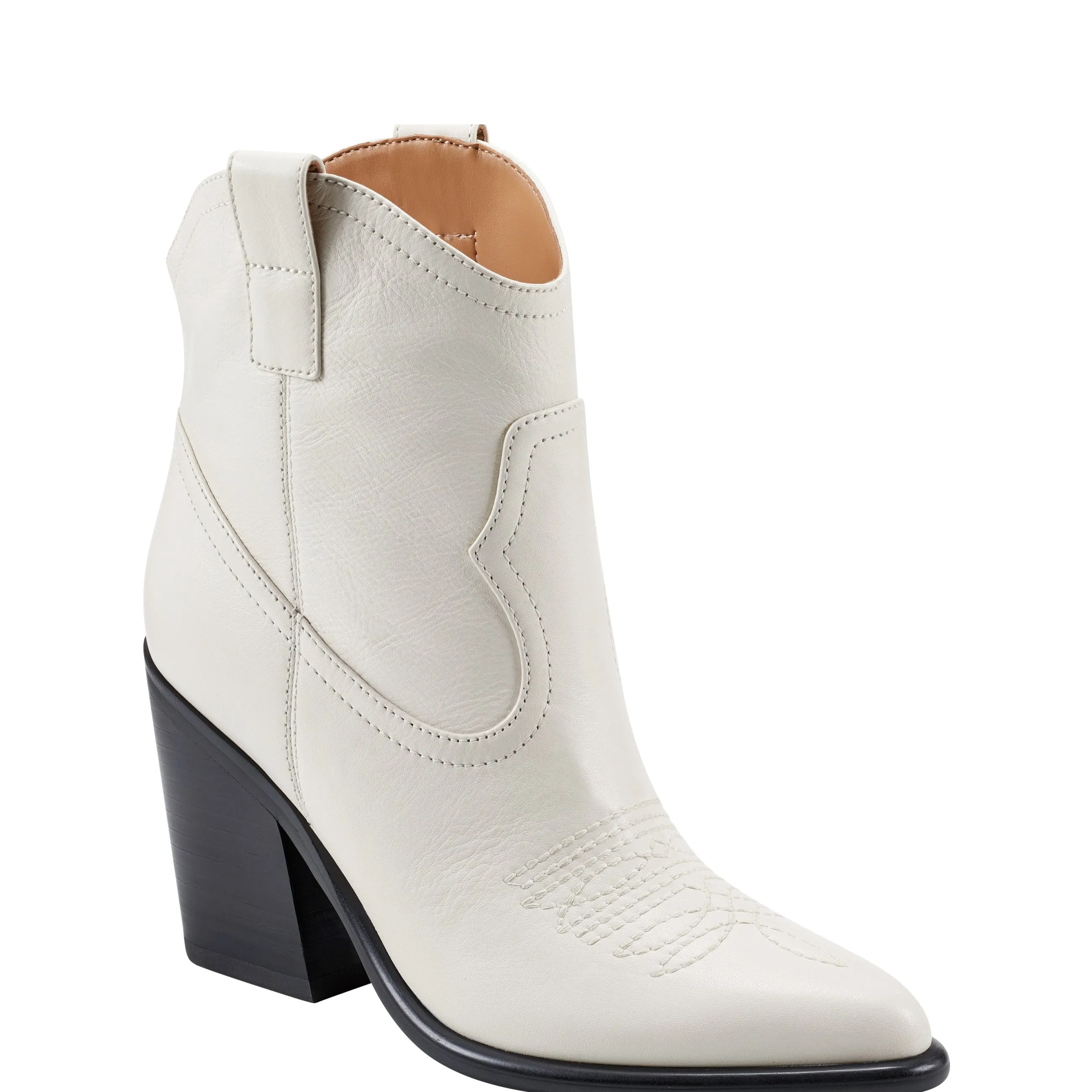 Jalella Detailed Western Bootie -MARC FISHER