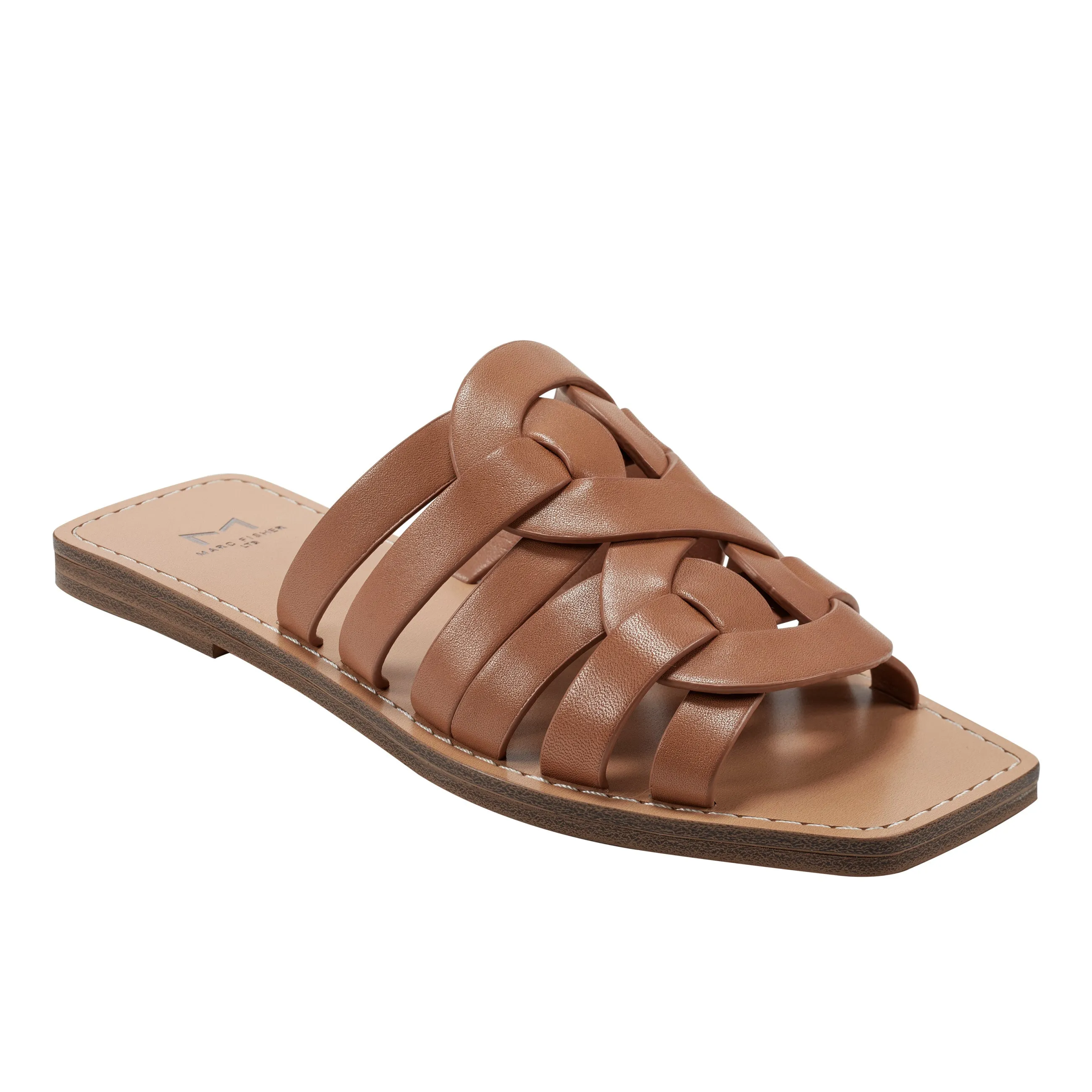 Kimiko Flat Slide Sandal -MARC FISHER