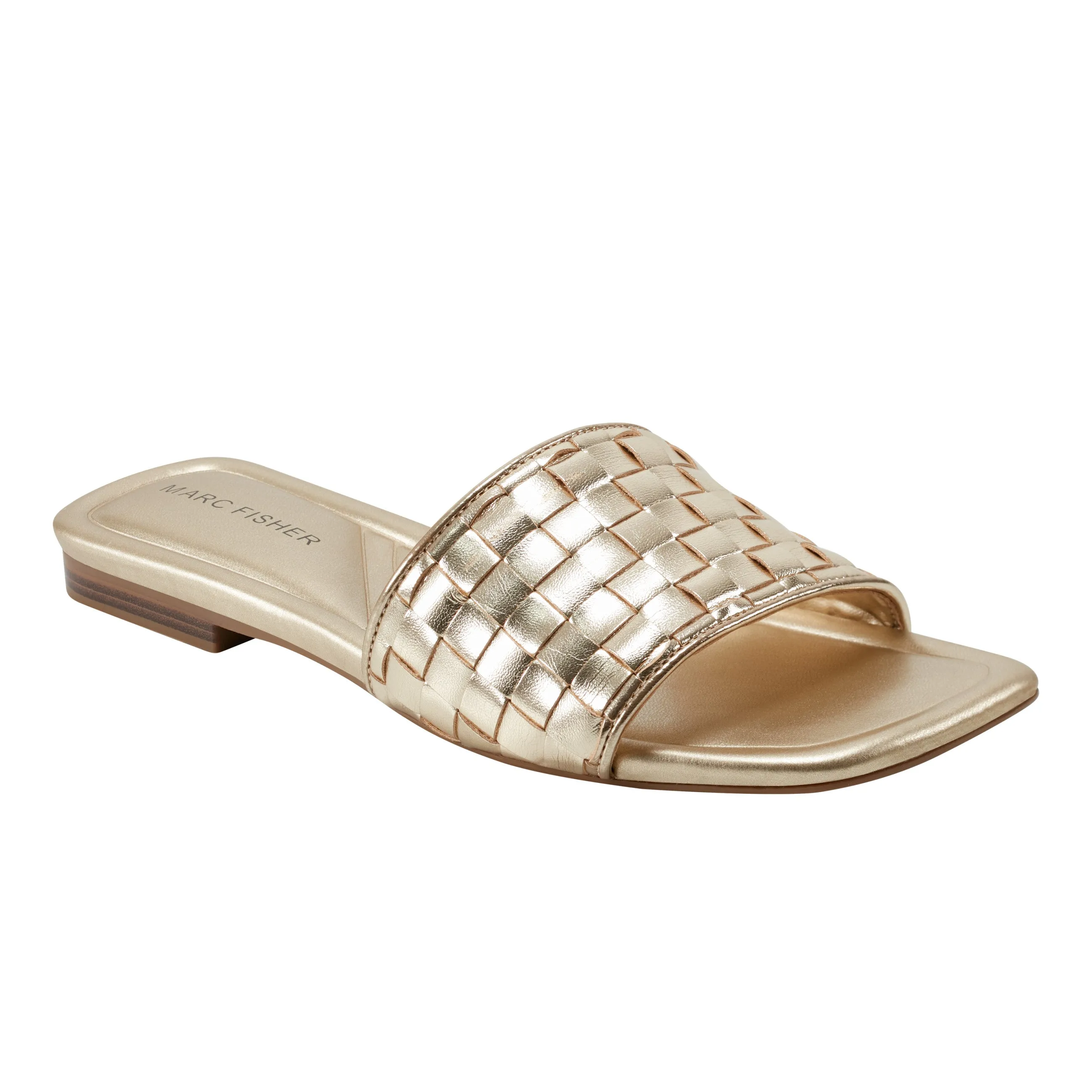 Lecee Woven Flat Sandal -MARC FISHER