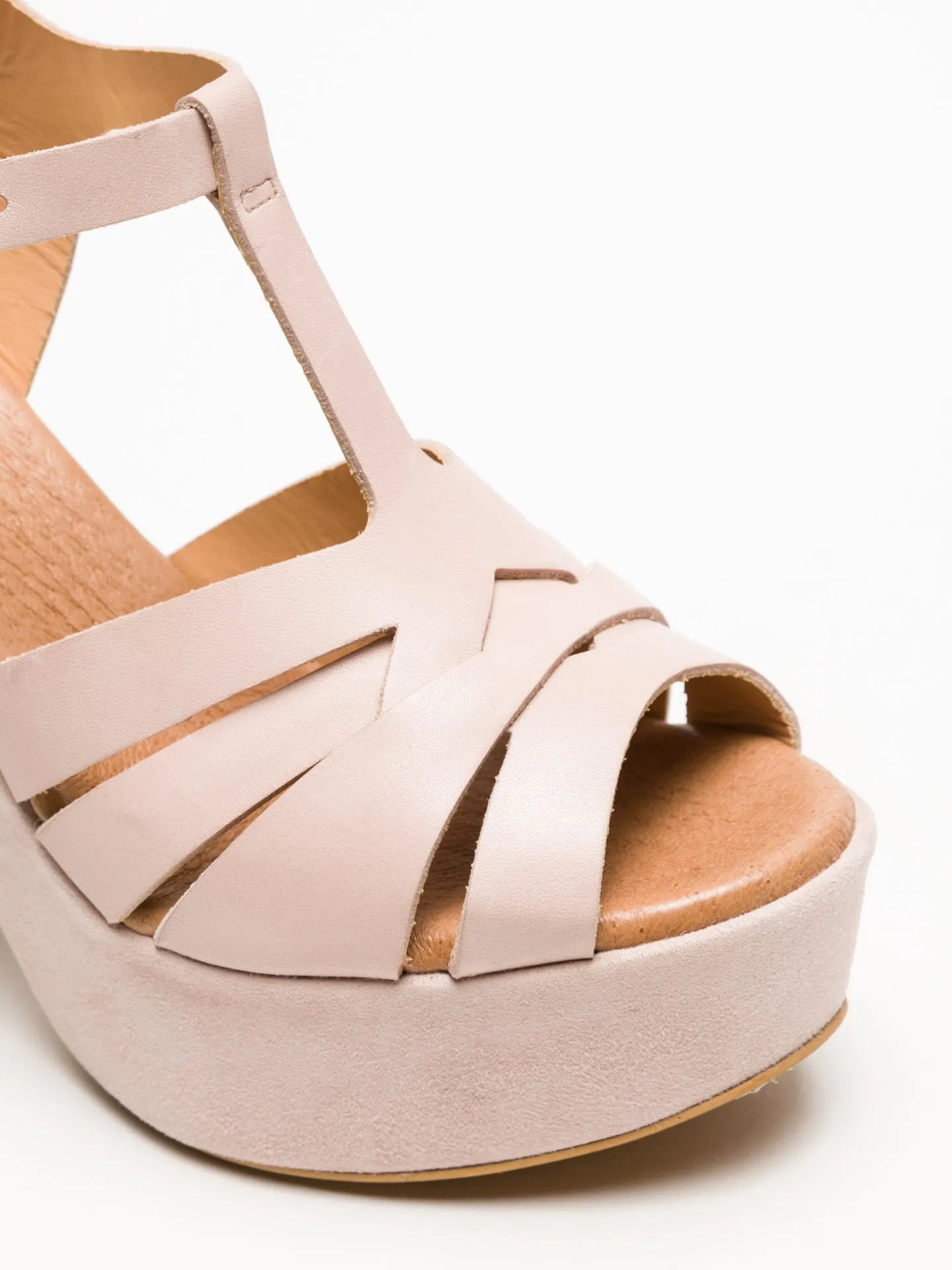 LightPink Buckle Sandals