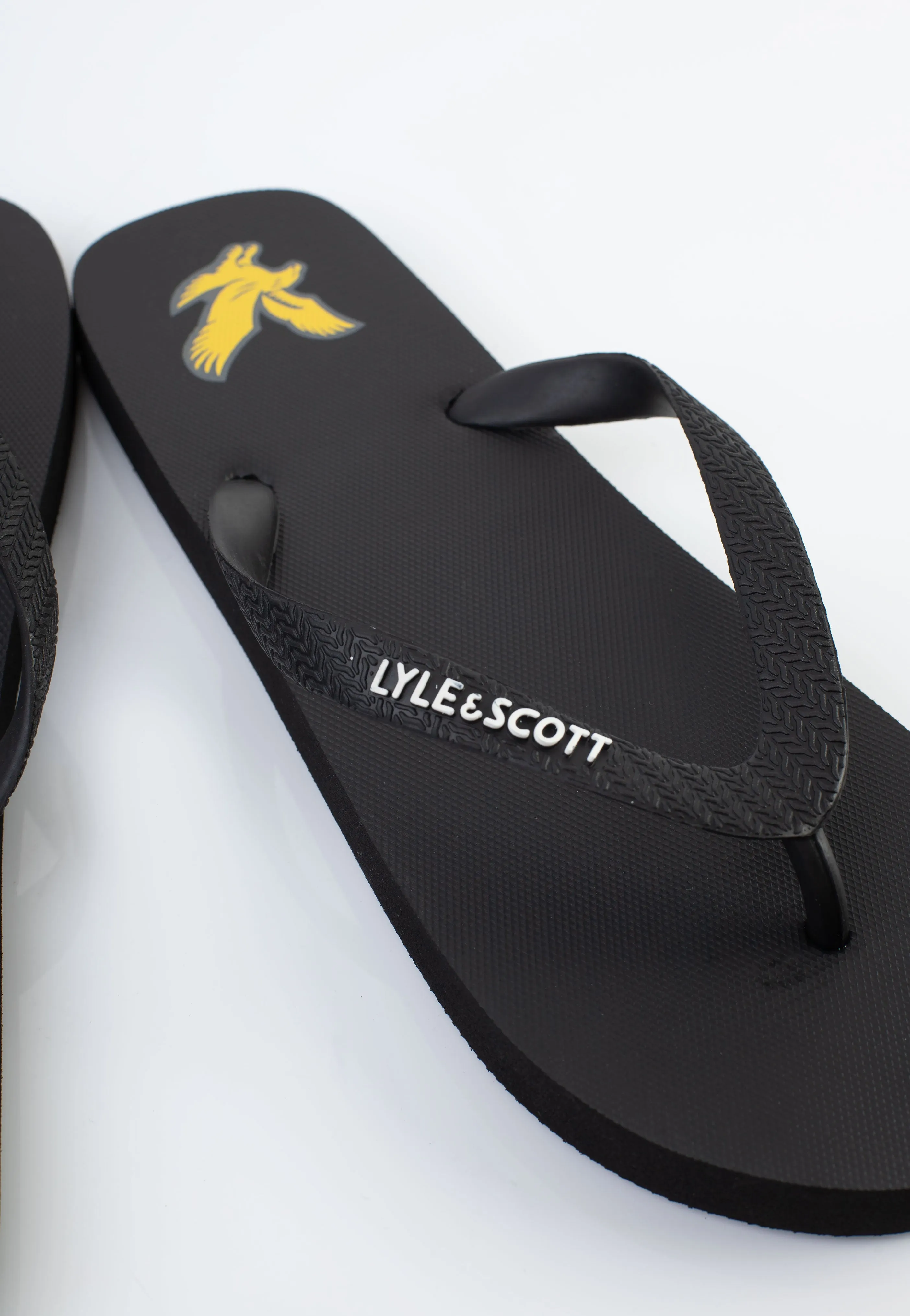 Lyle & Scott - Flip Flop Jet Black - Sandals