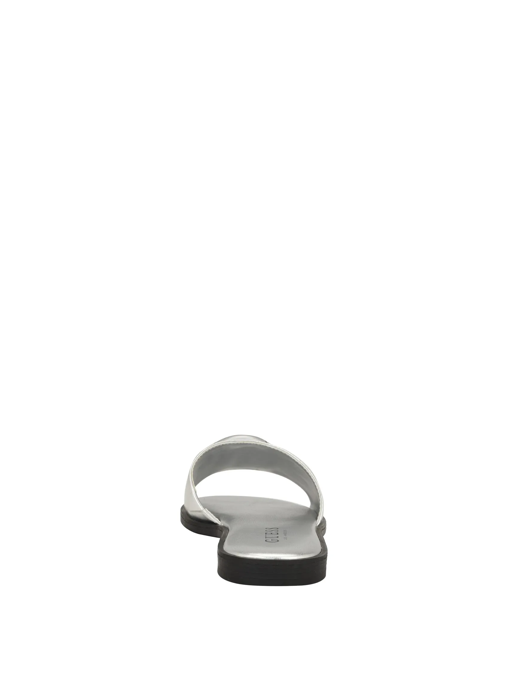 Magnify Faux-Leather Beach Slides