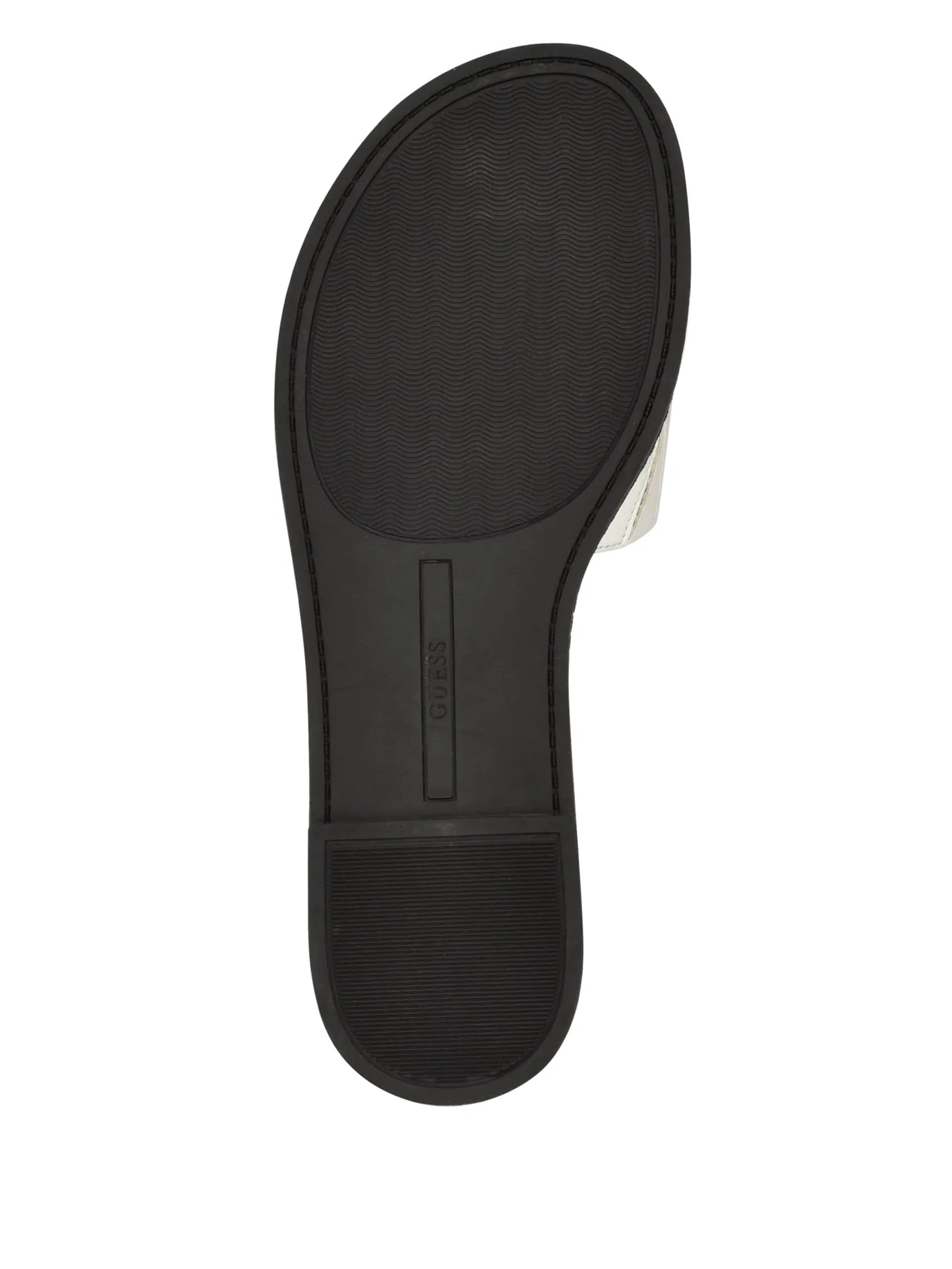 Magnify Faux-Leather Beach Slides