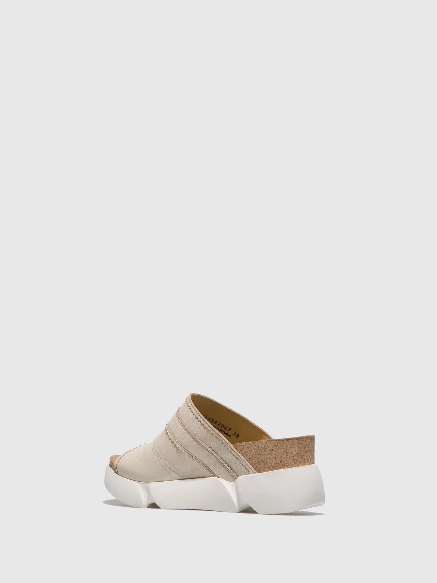 Open Toe Mules SUZE582FLY White