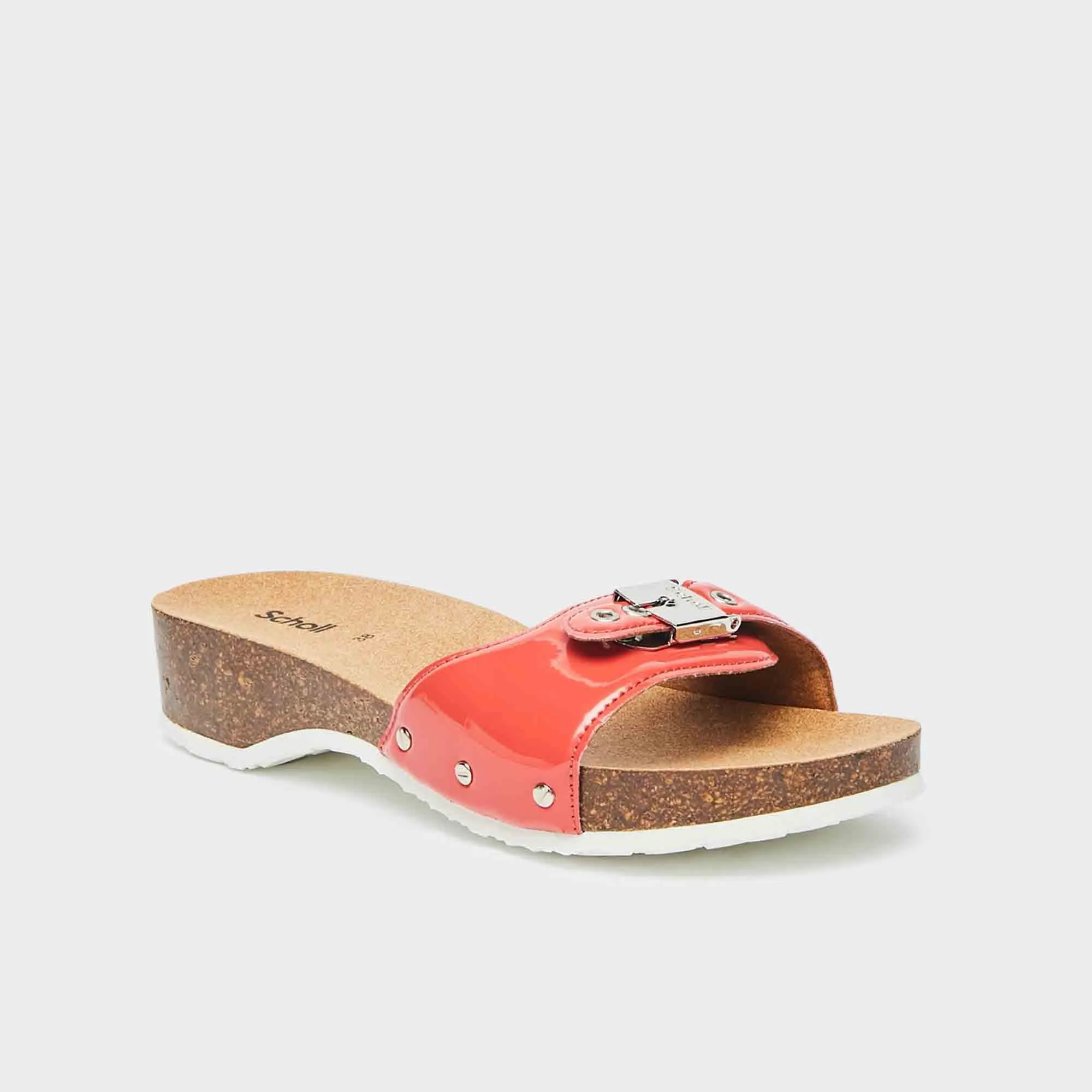 Pescura Heel Cork Women Shoes-Scholl