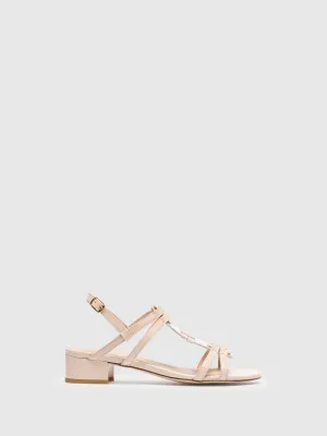 Pink Sling-Back Sandals