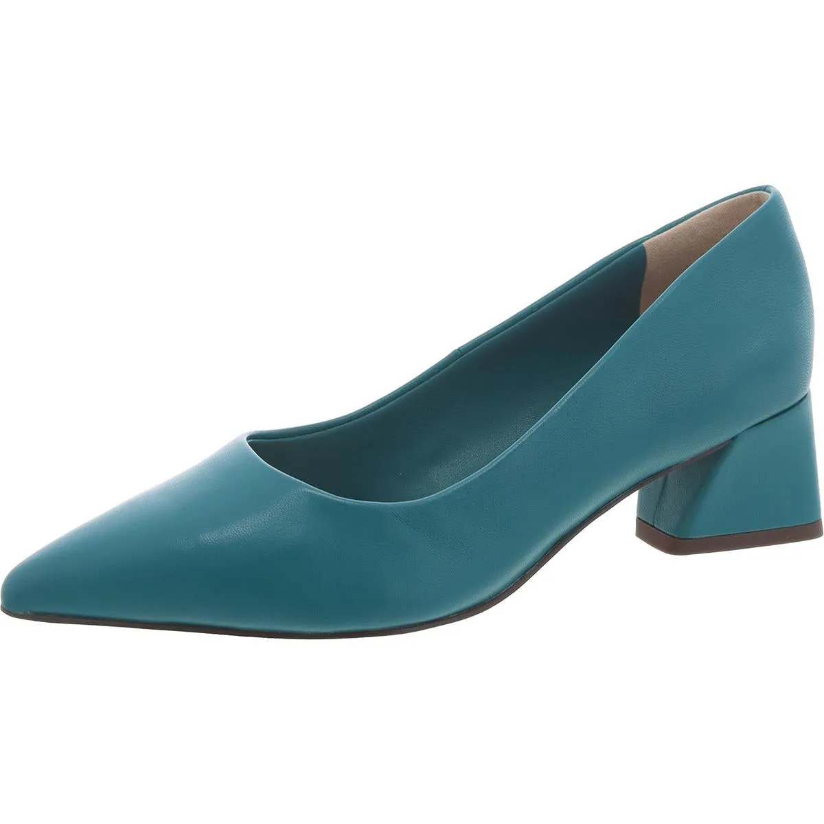 Racer Womens Leather Slip On Pumps