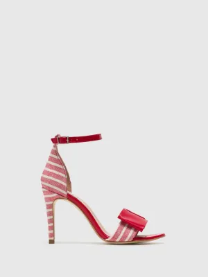 Red Buckle Sandals